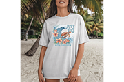 Floral Sea Turtle PNG, Nautical, an Illustration by TatiMockup (Thumbnail 3 of 7)