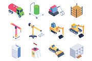 Mining Machinery Isometric Icons, an Icon by Vector Portal (Thumbnail 4 of 5)