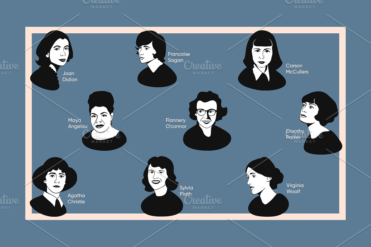 Female portraits, a Person Illustration by Mariia Kovalchuk (Photo 5 of 7)