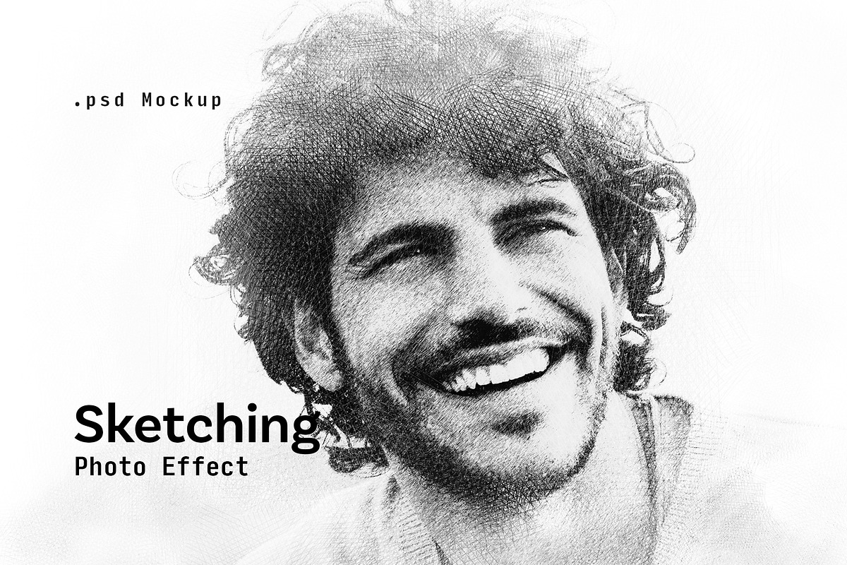 Pencil Sketch Photo Effect, a Layer Style Add-On by Grkic Creative (Photo 1 of 4)