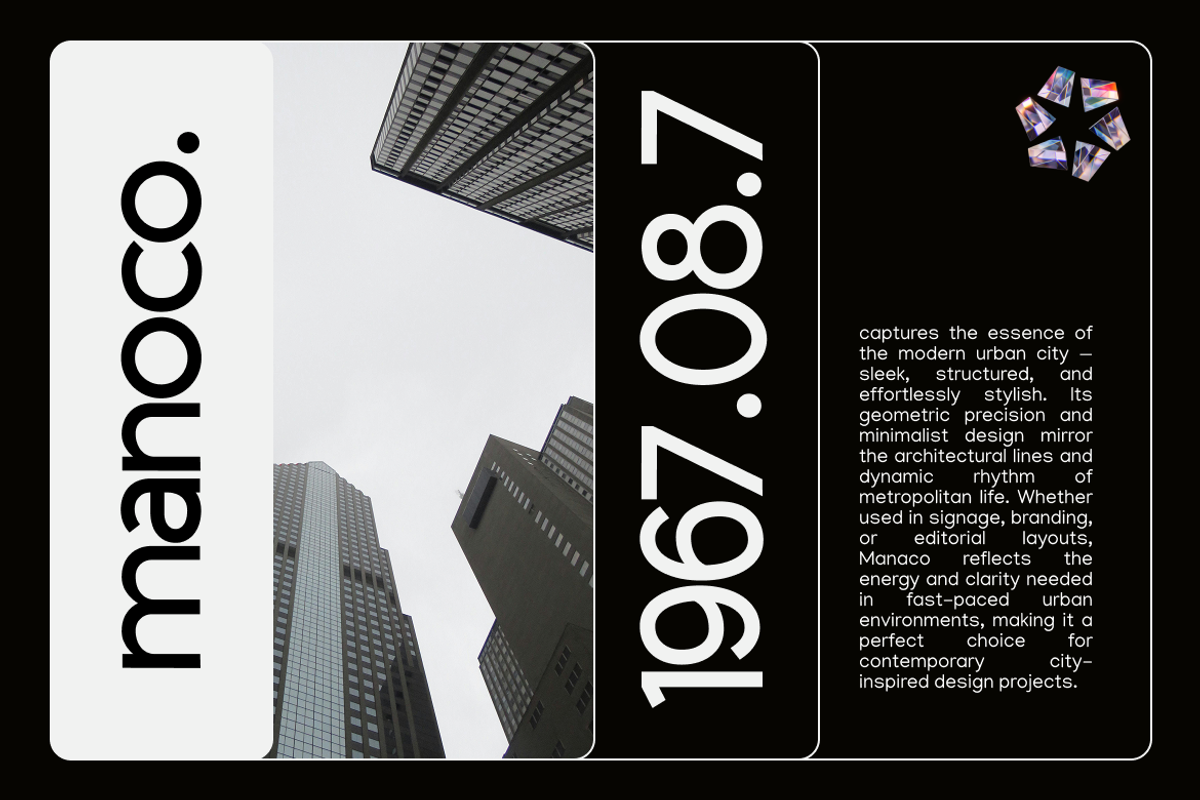 Manoco Modern Sans Serif Font, a Sans Serif Font by Vadovastd (Photo 4 of 7)