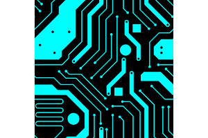 Electronics board., a Pattern Graphic by incomible