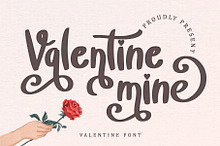 Valentine Mine-Modern Calligraphy