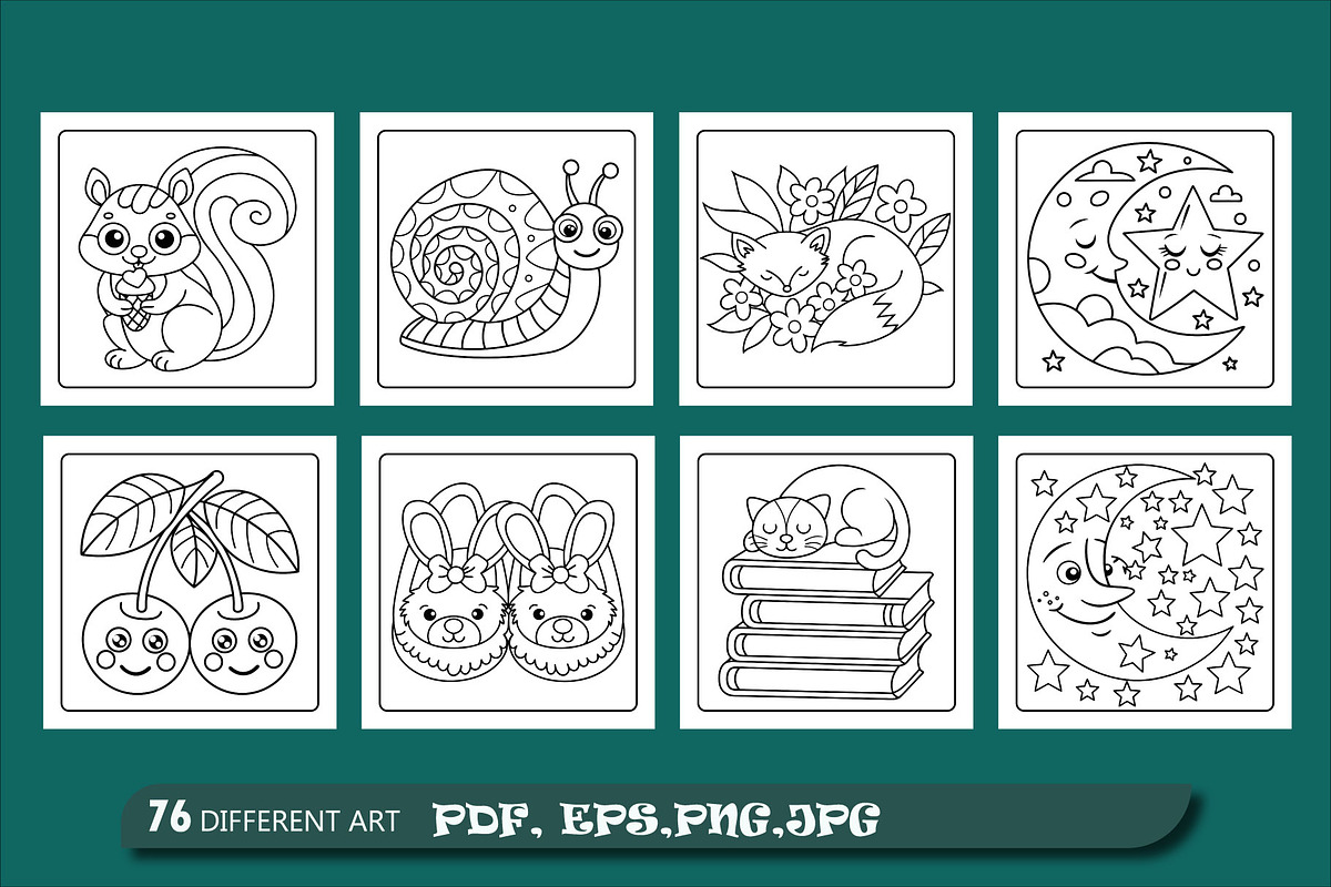 Bold-and-Easy kids coloring page, an Education Illustration by Design House (Photo 3 of 3)
