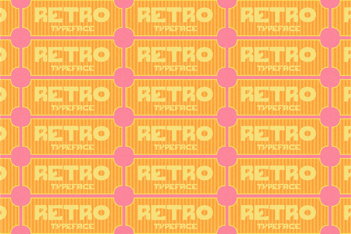 Zalino - Retro Display Font, a Sans Serif Font by HAN (Photo 5 of 9)