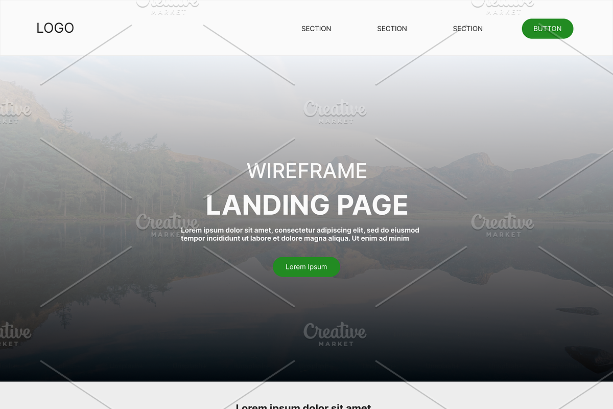 Landing Page Template, a Templates & Theme by DejiOdulaja