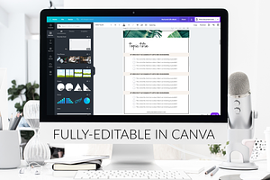 Ebook Template Canva Fresh