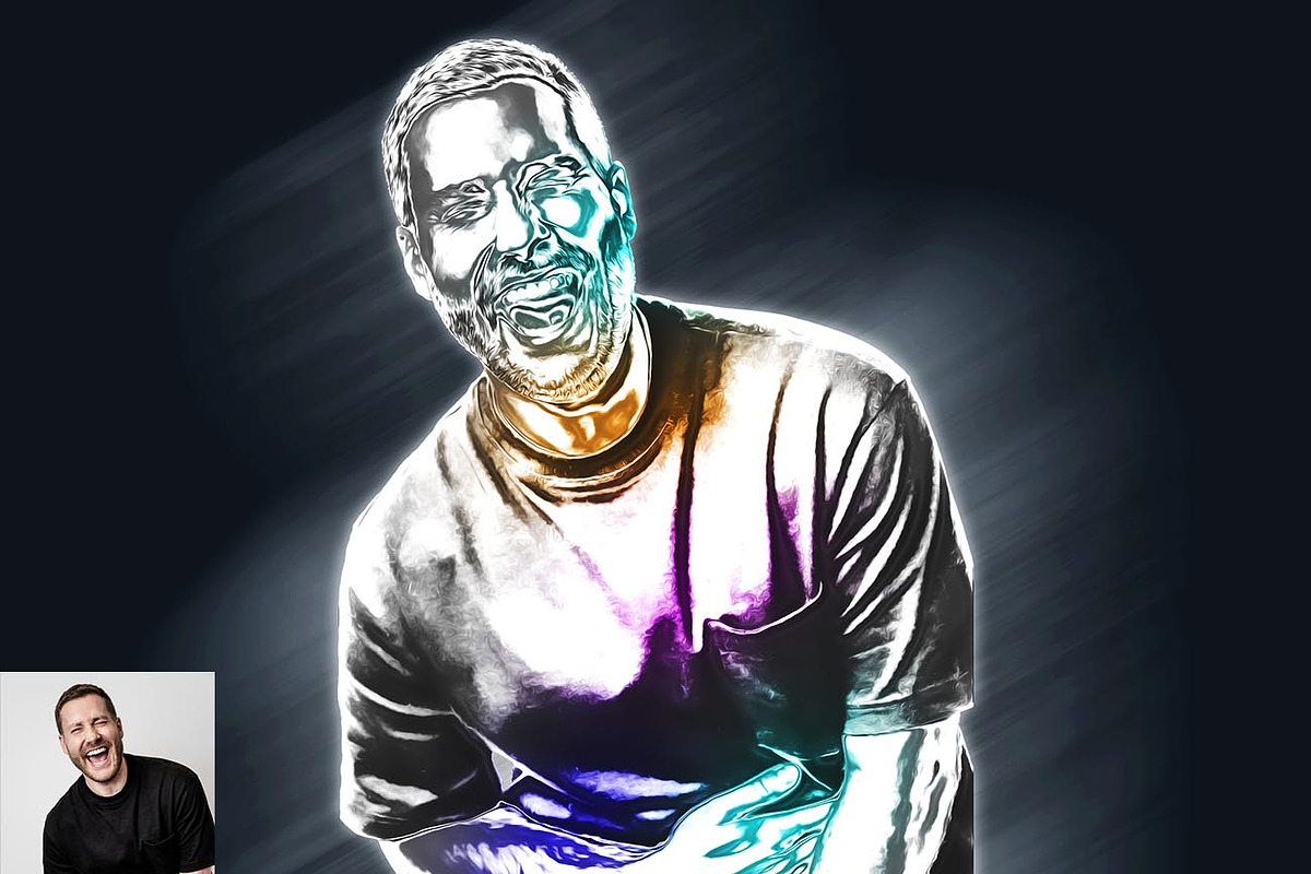 Chrome Metal Effect fx Photoshop Act, an Action Add-On by Studio Retouch (Photo 5 of 17)