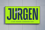 ET Jurgen -New Modern Condensed Font, a Sans Serif Font by Eternity Studio (Thumbnail 7 of 12)