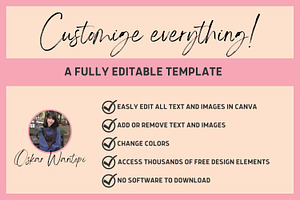 Planner Canva Templates Editable