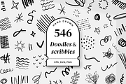 546 hand drawn doodles, an Object Graphic by Pinkbrush (Thumbnail 1 of 11)