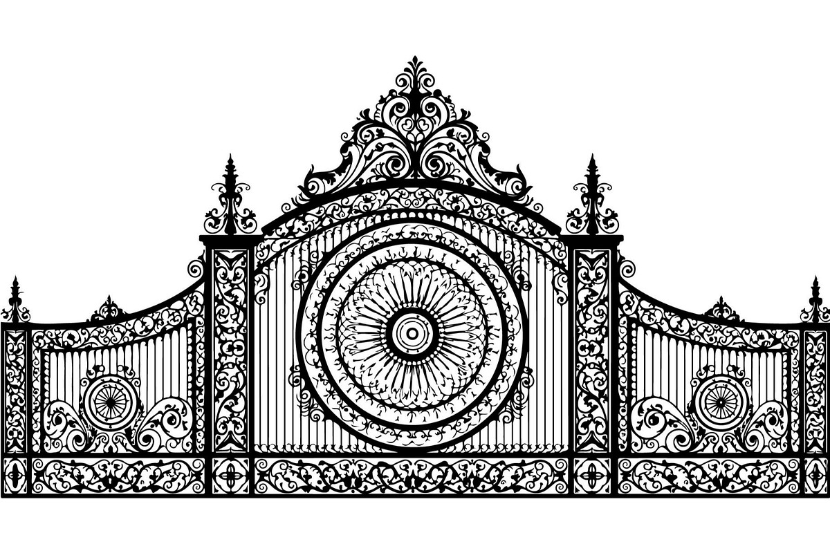 Vintage Iron Gate Bundle, a Decorative Illustration by Designer_Momina (Photo 16 of 21)