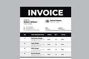 Invoice Design Template, a Stationery Template by MightyDesign (Thumbnail 3 of 7)