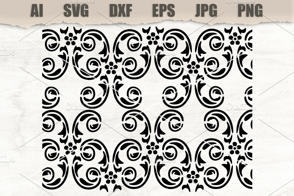 Stencil Pattern, a Decorative Illustration by MARYCRAFTIRIA (Photo 1 of 3)