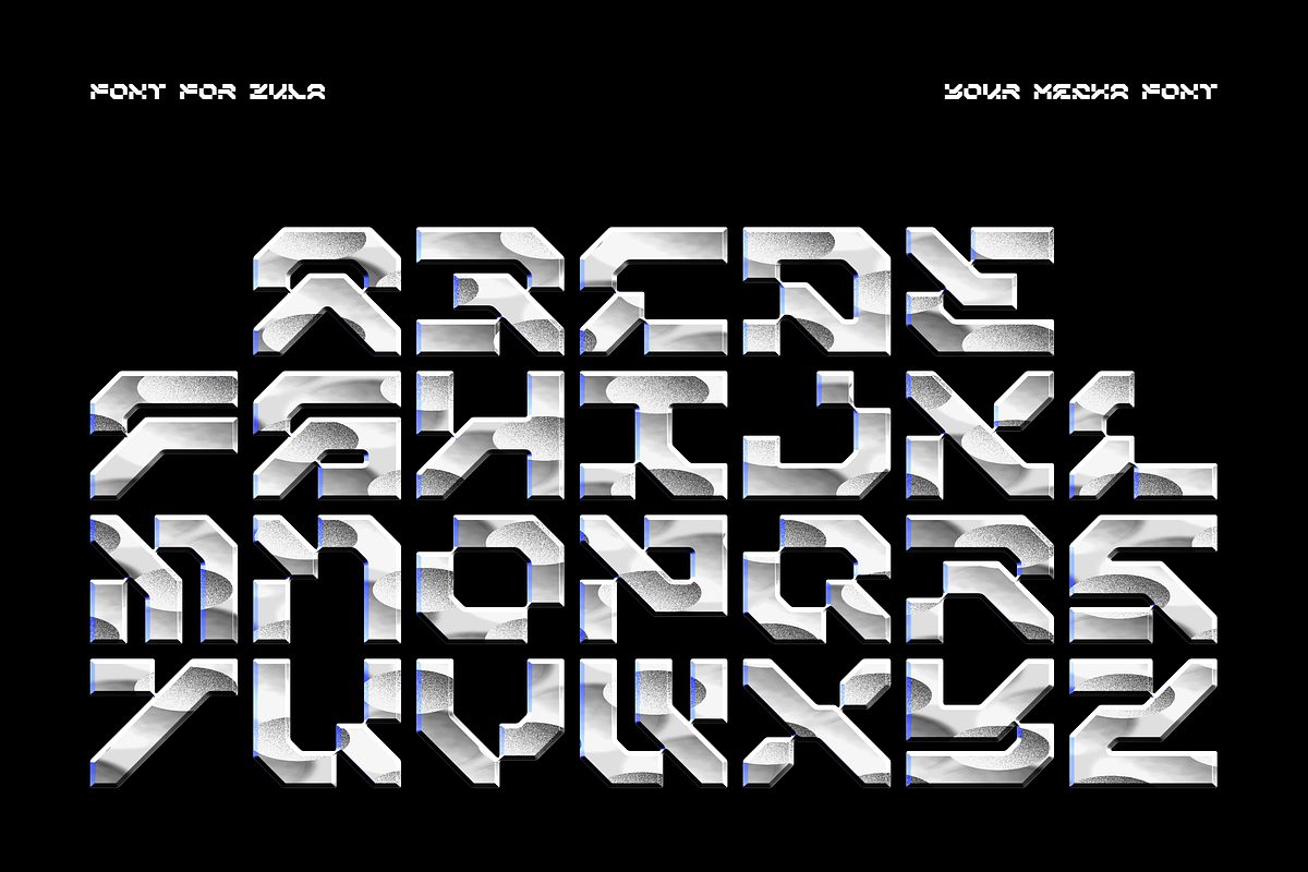 YUMEXHA TYPEFACE, a Font by Font For Zula™ (Photo 2 of 7)