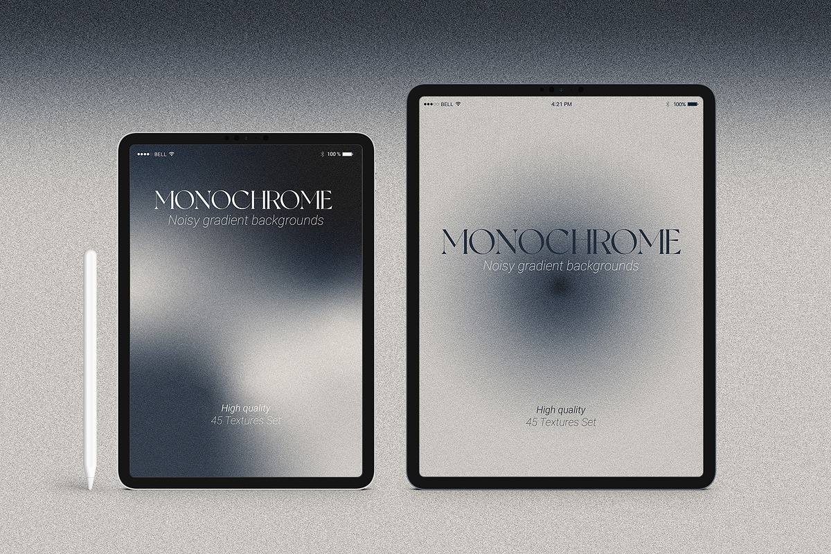 BUNDLE Monochrome Gradient Textures, a Texture Graphic by Oksana Trygub (Photo 3 of 24)