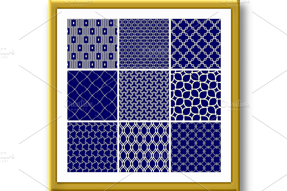 Set of Vector Seamless Geometric, a Pattern Graphic by FineArtStudio (Photo 3 of 3)
