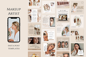 Makeup Artist Instagram Templates