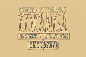 TOPANGA HIPPIE FONT BY TWRUSHING, a Sans Serif Font by TWRUSHING