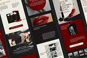 Red Social Media Manager Newsletters, an Email Template by Meraki Templates (Thumbnail 1 of 9)
