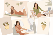 Digital Nomad Girls Illustration Set, a Work Illustration by Irena Art (Thumbnail 4 of 10)