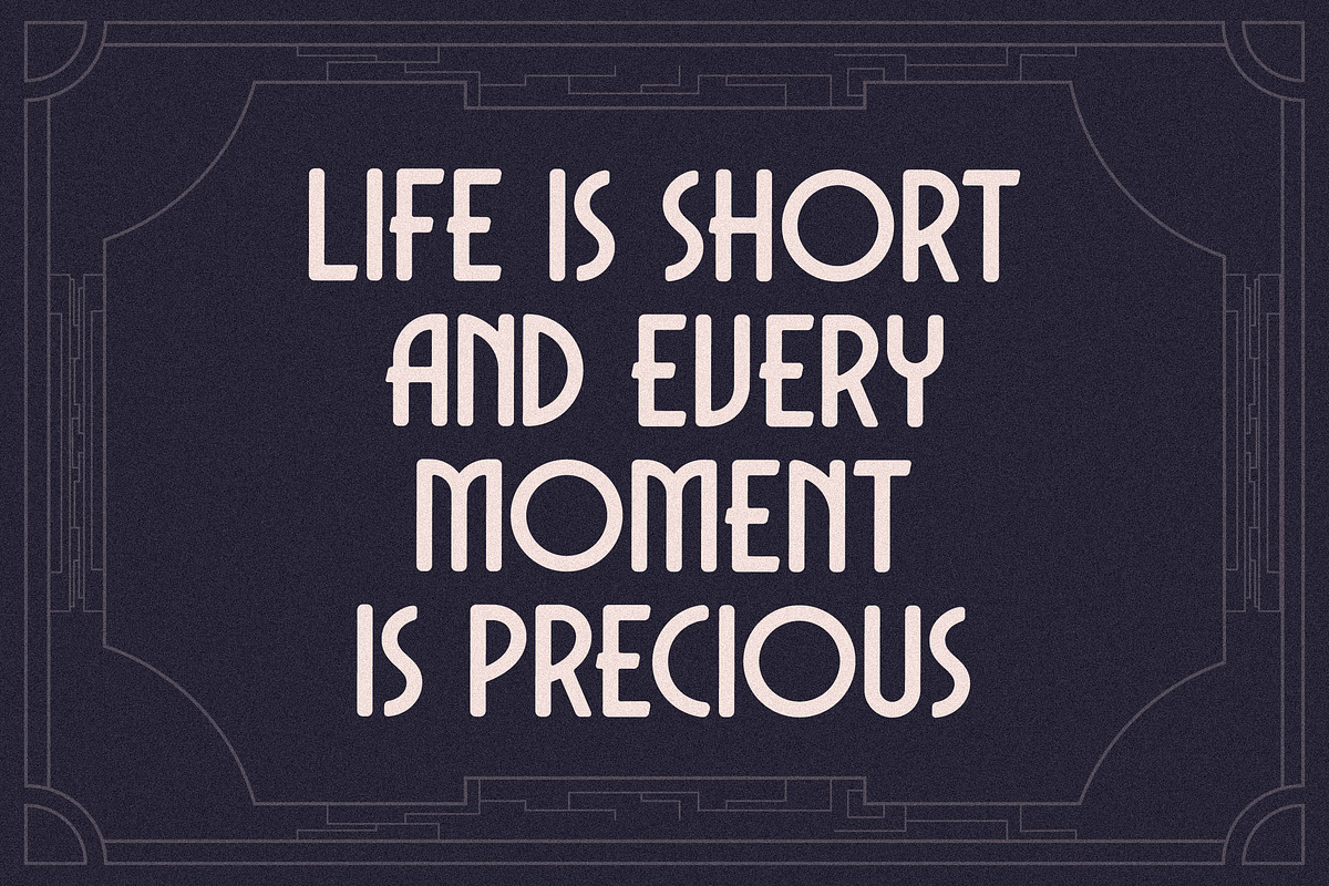 Dechor Rothen Modern Art Deco Font, a Sans Serif Font by Storytype Studio (Photo 11 of 15)
