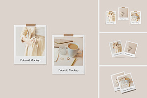 Polaroid Photo Mockups, a Print Template by Difa Design