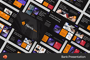 Bank Presentation Powerpoint, a Presentation Template by Fit-tee (Thumbnail 1 of 2)
