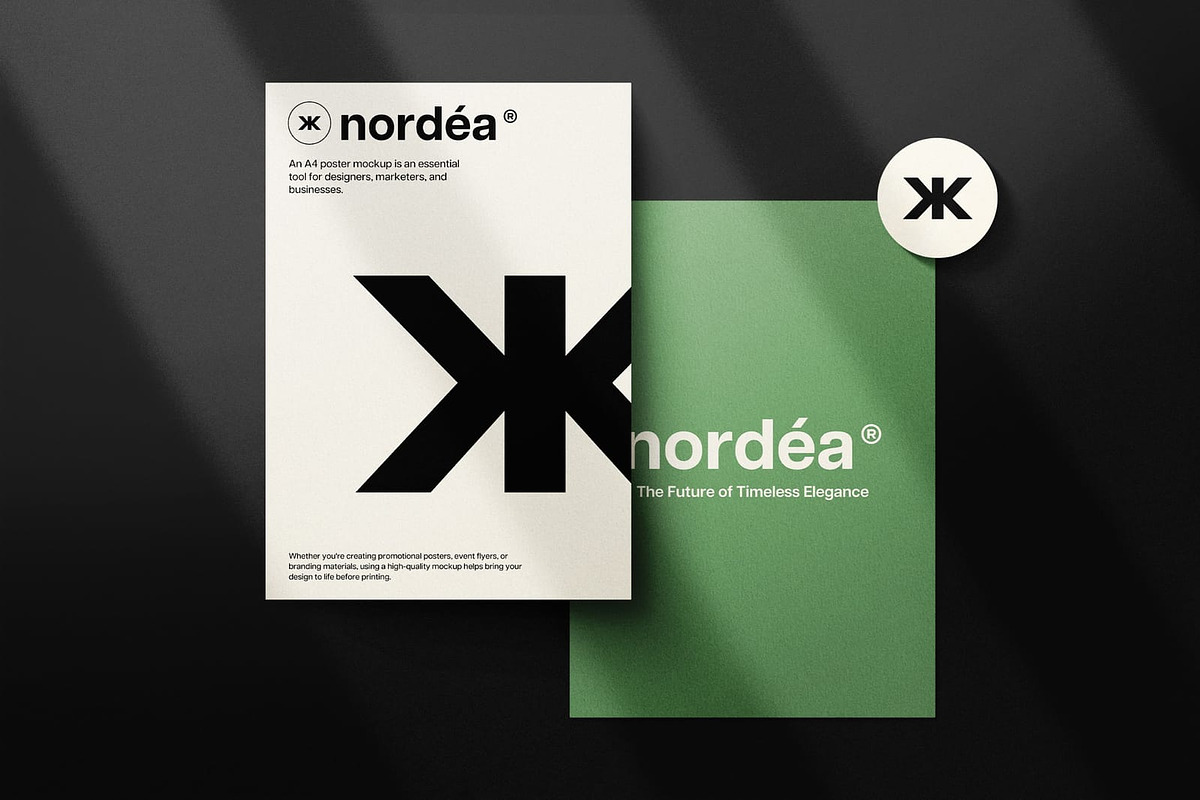 Nordea Branding Mockup, an Advertising Mockup by etigma.com (Photo 4 of 26)