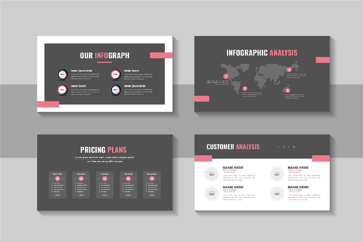 Pro Business Plan Presentation Deck, a Presentation Template by Pavel_design (Photo 3 of 4)