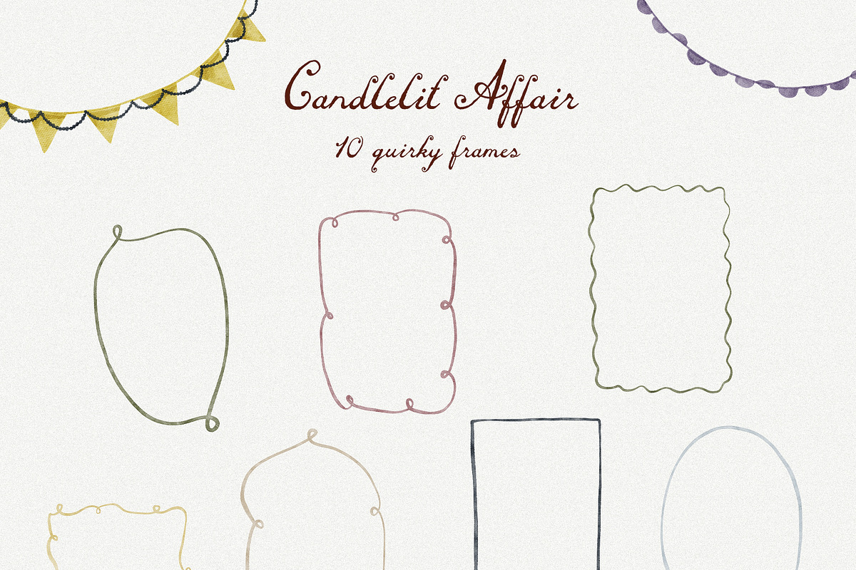 Quirky Watercolor Wedding Icons Set, a Decorative Illustration by Madiwaso (Photo 7 of 9)