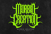 Morvakh - Death Metal Font, a Symbol Font by Masyafi Studio (Thumbnail 3 of 9)