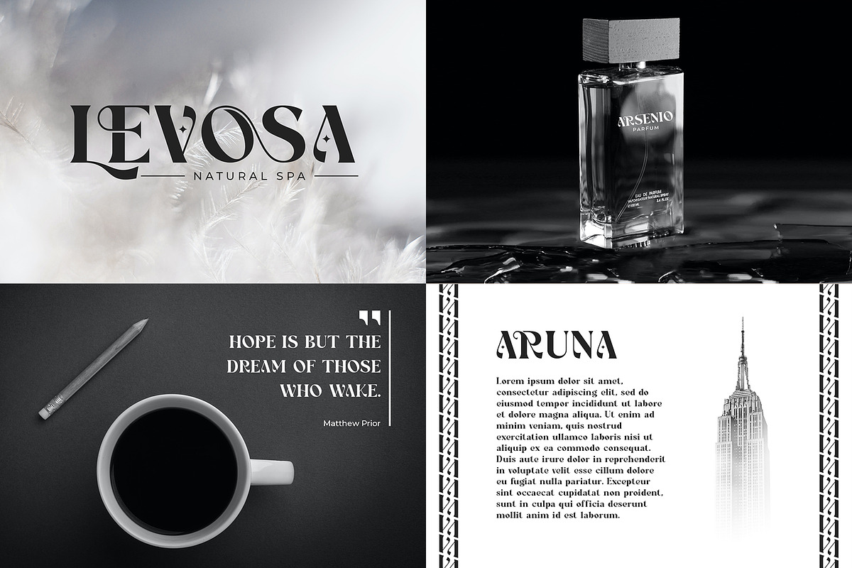 The Most Beautiful Unique Bundle, a Serif Font by Idea Studio (Photo 7 of 13)