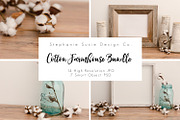 Cotton and Barn Wood Mock Up Bundle, a Household Mockup by Susie Design Co (Thumbnail 1 of 2)