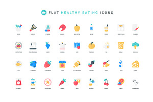 Traditional food & dishes icons, a Food Illustration by Lemberg Vector