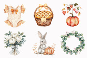 Little Pumpkin Clipart, an Illustration by Design Market (Thumbnail 4 of 5)