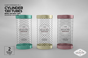 130mm Cylinder Tube Packaging Mockup, a Cups & Container Mockup by INCDesign (Thumbnail 9 of 15)