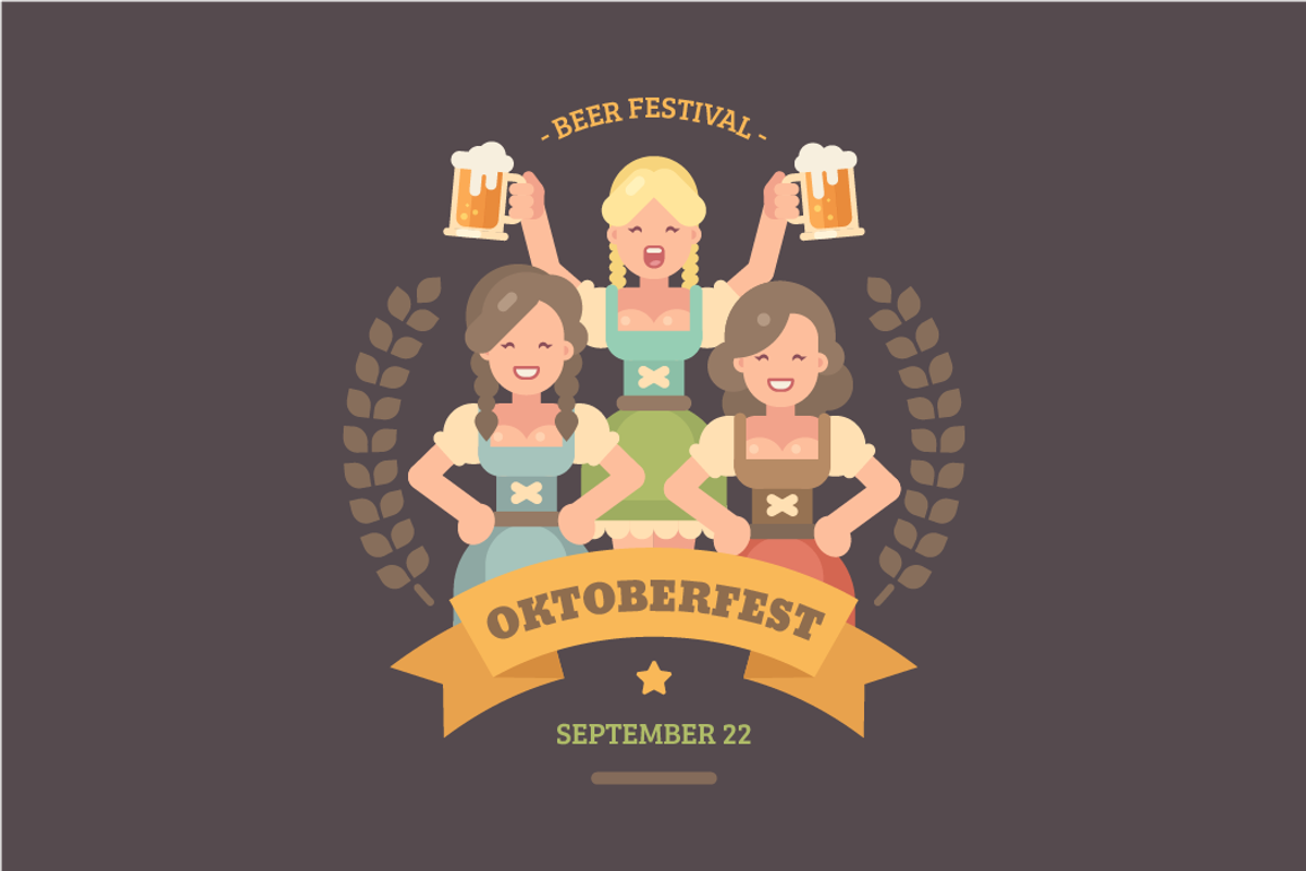 Beer festival characters, a Food Illustration by Ivan Dubovik (Photo 6 of 7)