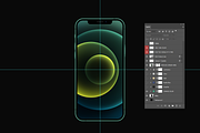 iPhone 12 Pro Mockup, an iPhone Mockup by GraphicValley (Thumbnail 10 of 10)