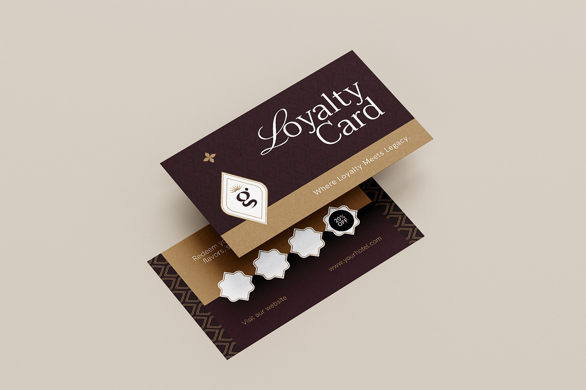 Gandhara Sanctuary - Loyalty Card, a Print Template by Fannan Studio (Photo 2 of 3)