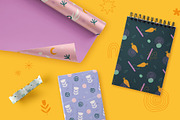 Graphical Seamless Patterns - Vector, a Pattern Graphic by Carole Chevalier (Thumbnail 6 of 9)