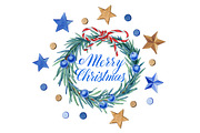 Christmas set, a Decorative Illustration by Watercolor life (Thumbnail 2 of 4)