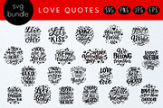 Love SVG Bundle. Valentine’s Day SVG, an Object Graphic by rinaletters (Thumbnail 1 of 8)