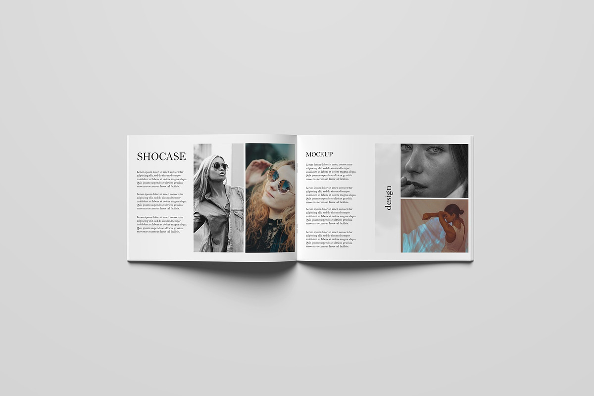 A4 Landscape Magazine Mockup, a Books & Magazine Mockup by Lxadesign (Photo 2 of 14)
