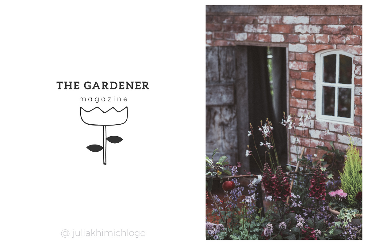 Logo Pack Volume 10. Garden, a Branding & Logo Template by Mint Air Studio (Photo 11 of 21)