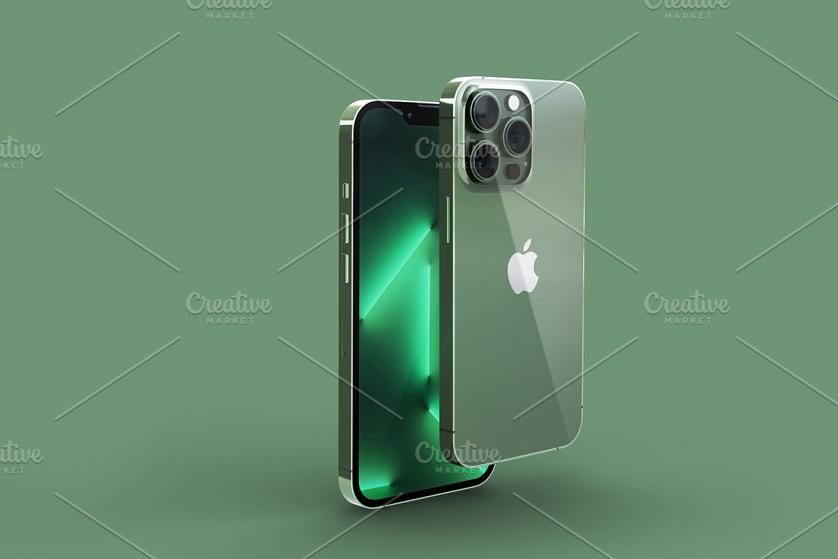 Realistic iphone 13 pro mockup, an iPhone Mockup by Raihan Rahman (Photo 3 of 17)