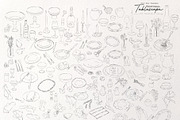 Editorial Tablescape Line Art, an Object Graphic by Mio Buono (Thumbnail 8 of 17)
