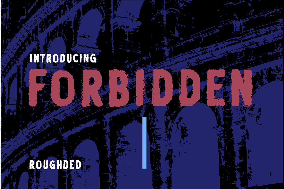 Forbidden tree roughded /forzatype, a Sans Serif Font by ForzaType (Photo 9 of 9)