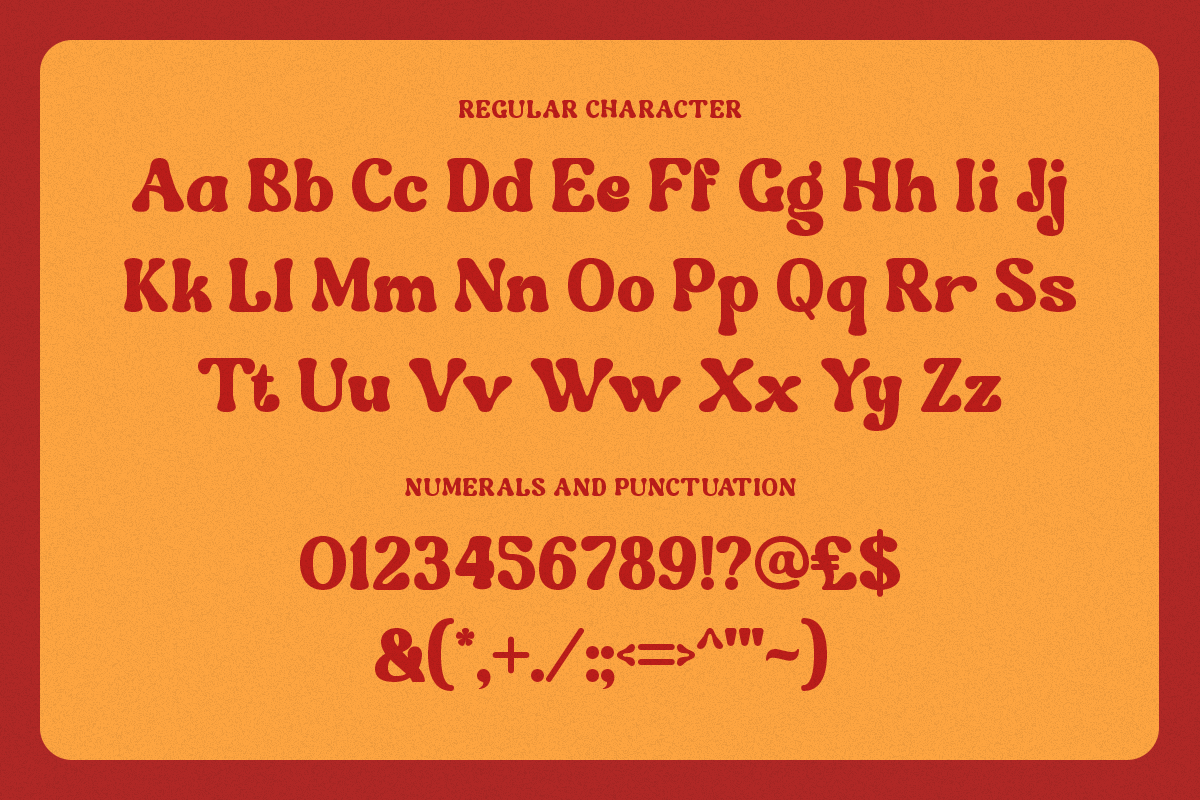 Yorkshire - Retro Rounded Typeface, a Serif Font by Windfall Co (Photo 9 of 10)