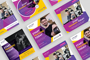 Fitness Social Media Post Template, a Social Media Template by mh_arif (Thumbnail 1 of 4)